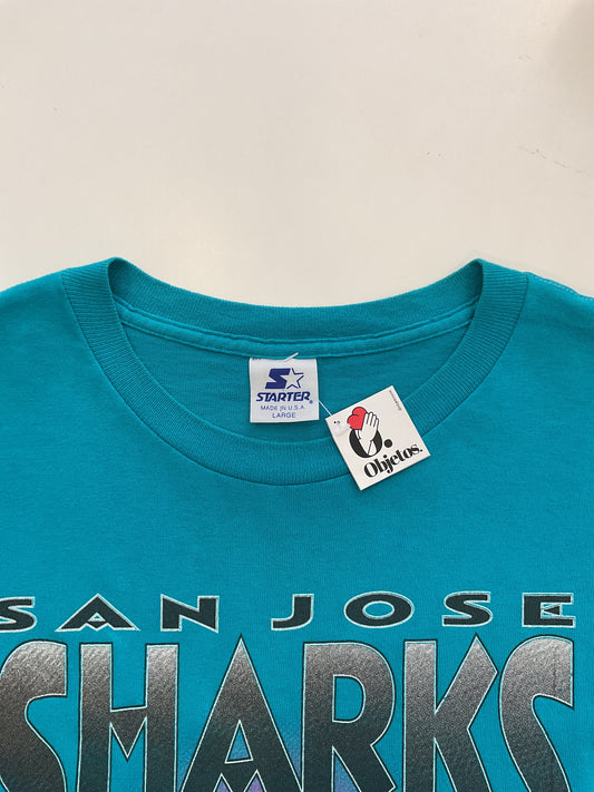 POLERA STARTER SHARKS SAN JOSE