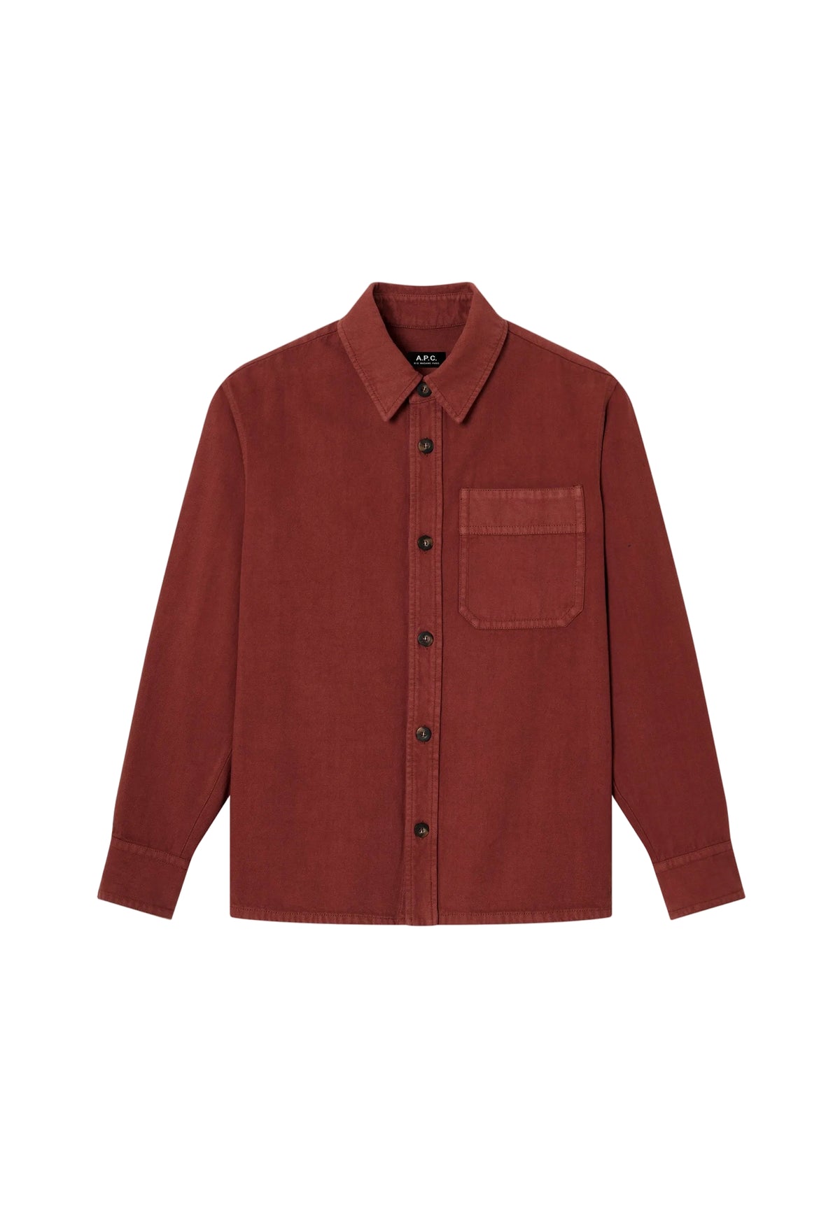 SOBRE CAMISA SURCHEMISE AMPLE BORDEAUX