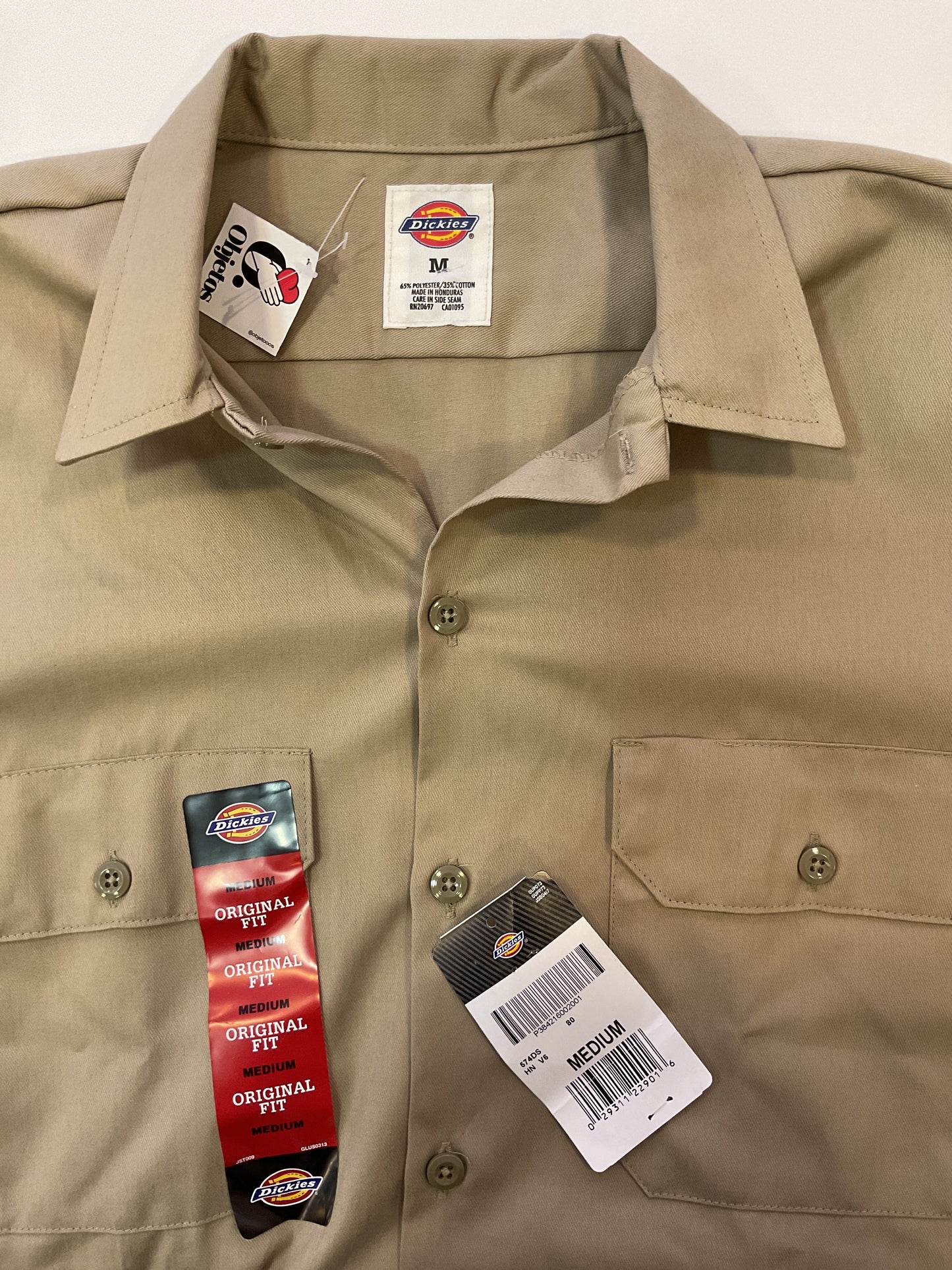 CAMISA DICKIES ORIGINAL FIT NUEVA CON ETIQUETA