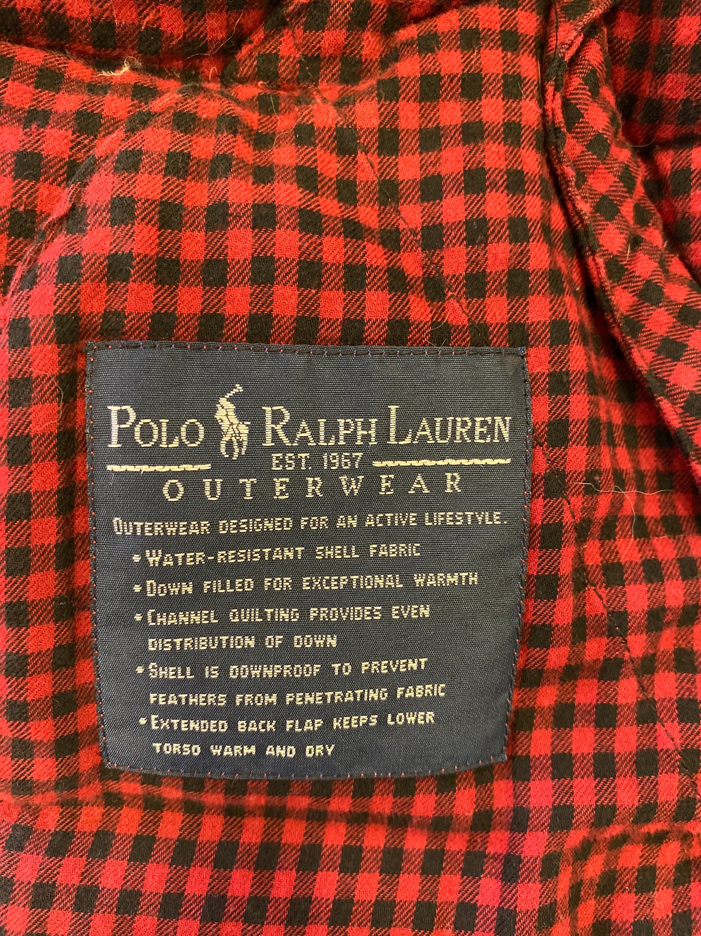 CHAQUETA PLUMAS S/M POLO VINTAGE