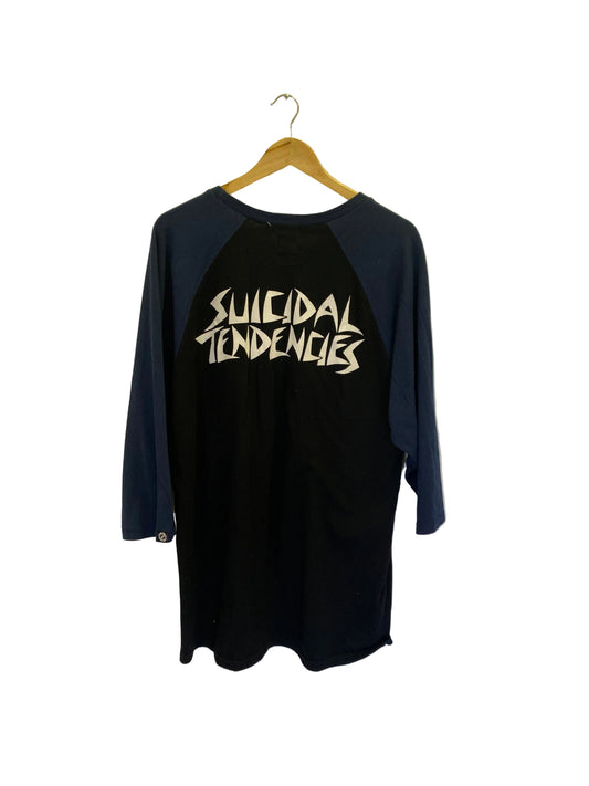 Polera Manga 3/4 Metal Mulisha x Suicidal Tendencies