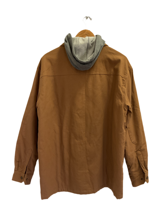 CHAQUETA DICKIES CON CAPUCHA CIERRE DE POLERON Y BOTONES