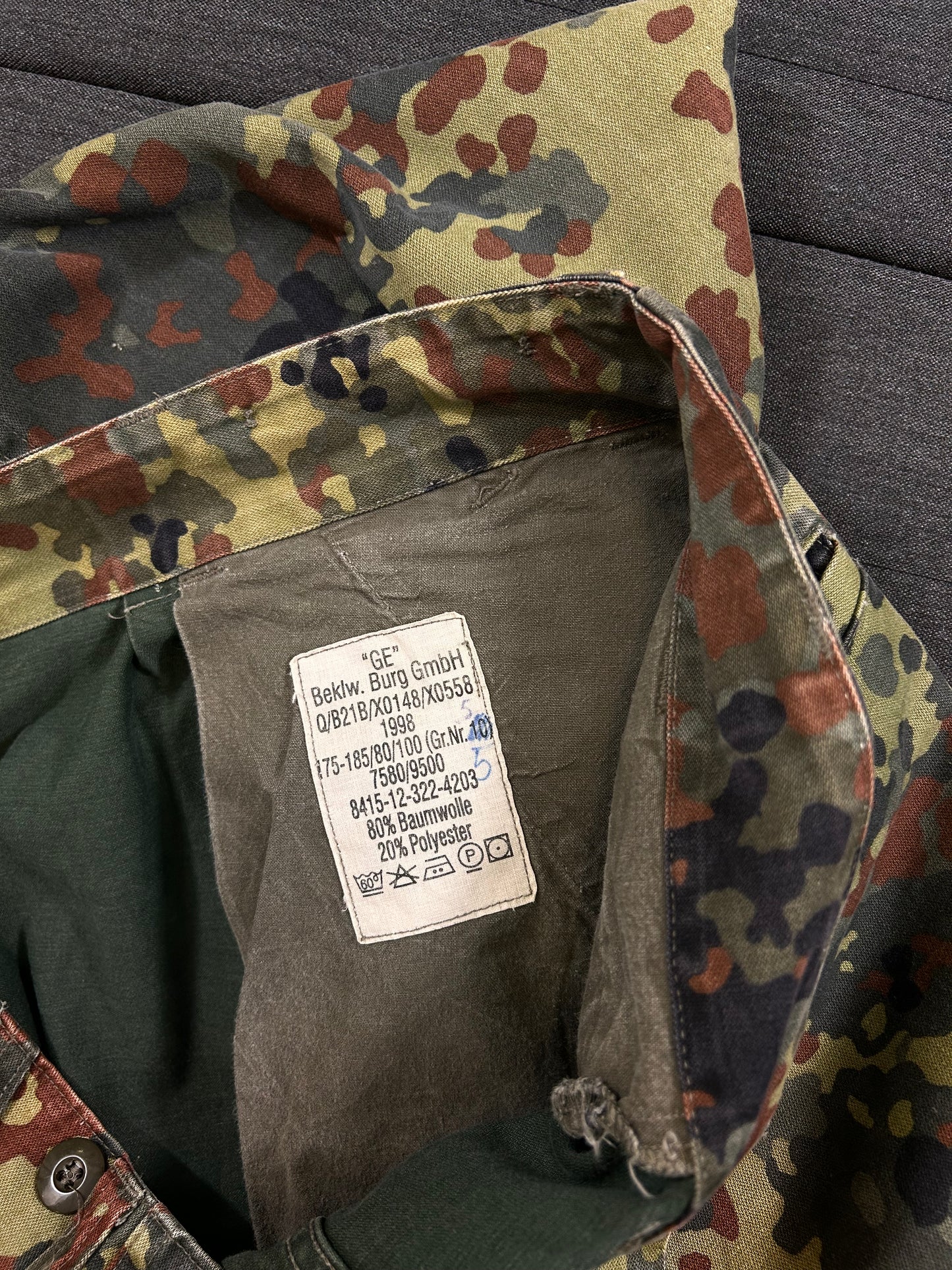 Pantalón camo Flecktarn