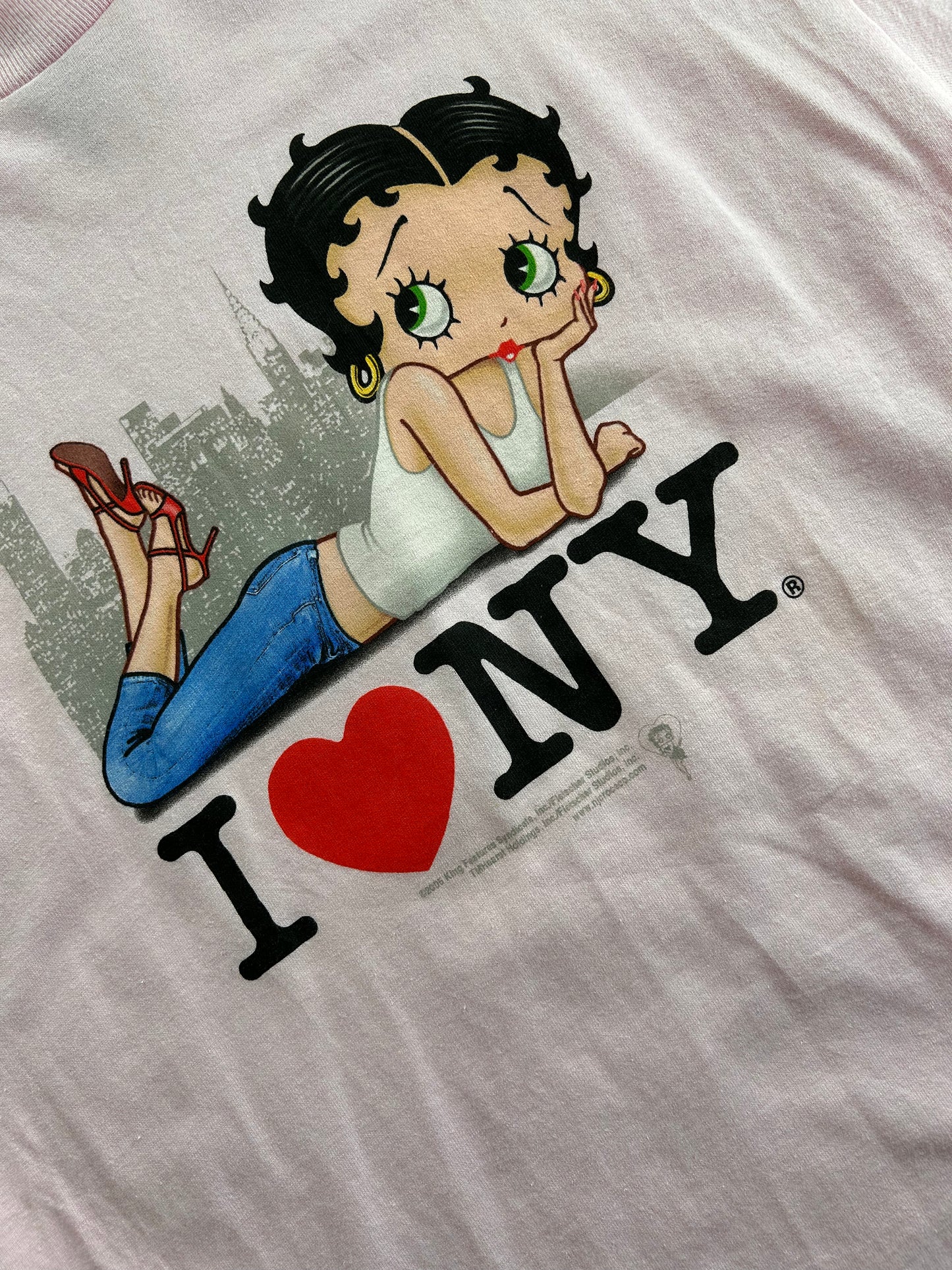 POLERA BETTY BOOP I LOVE NY