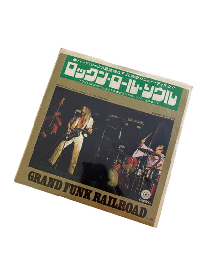 VINILO 7” SINGLE GRAND FUNK RAILROAD,  "ROCK’N ROLL SOUL / FLIGHT OF THE PHOENIX"