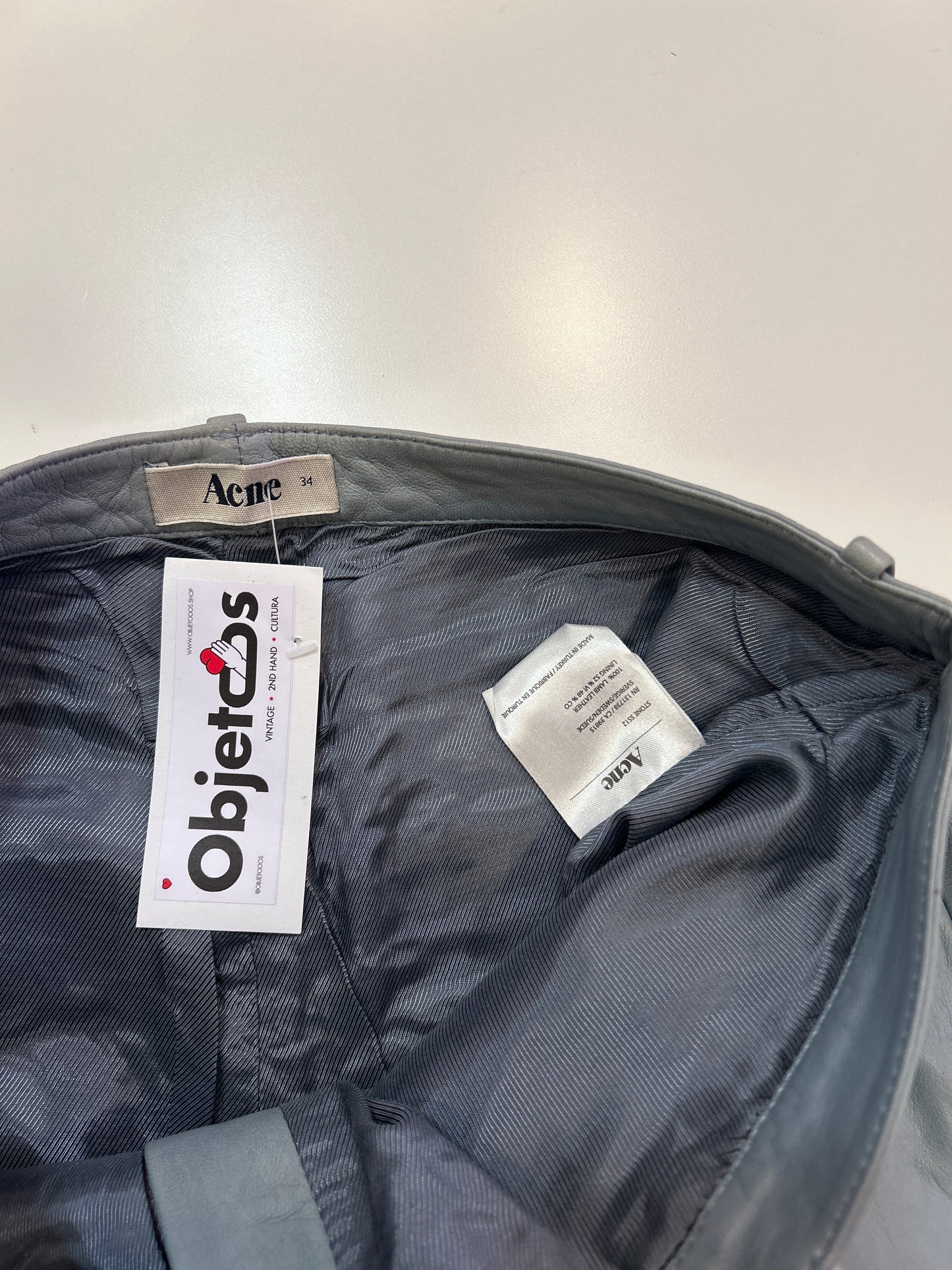 PANTALÓN ACNE STUDIOS CUERO