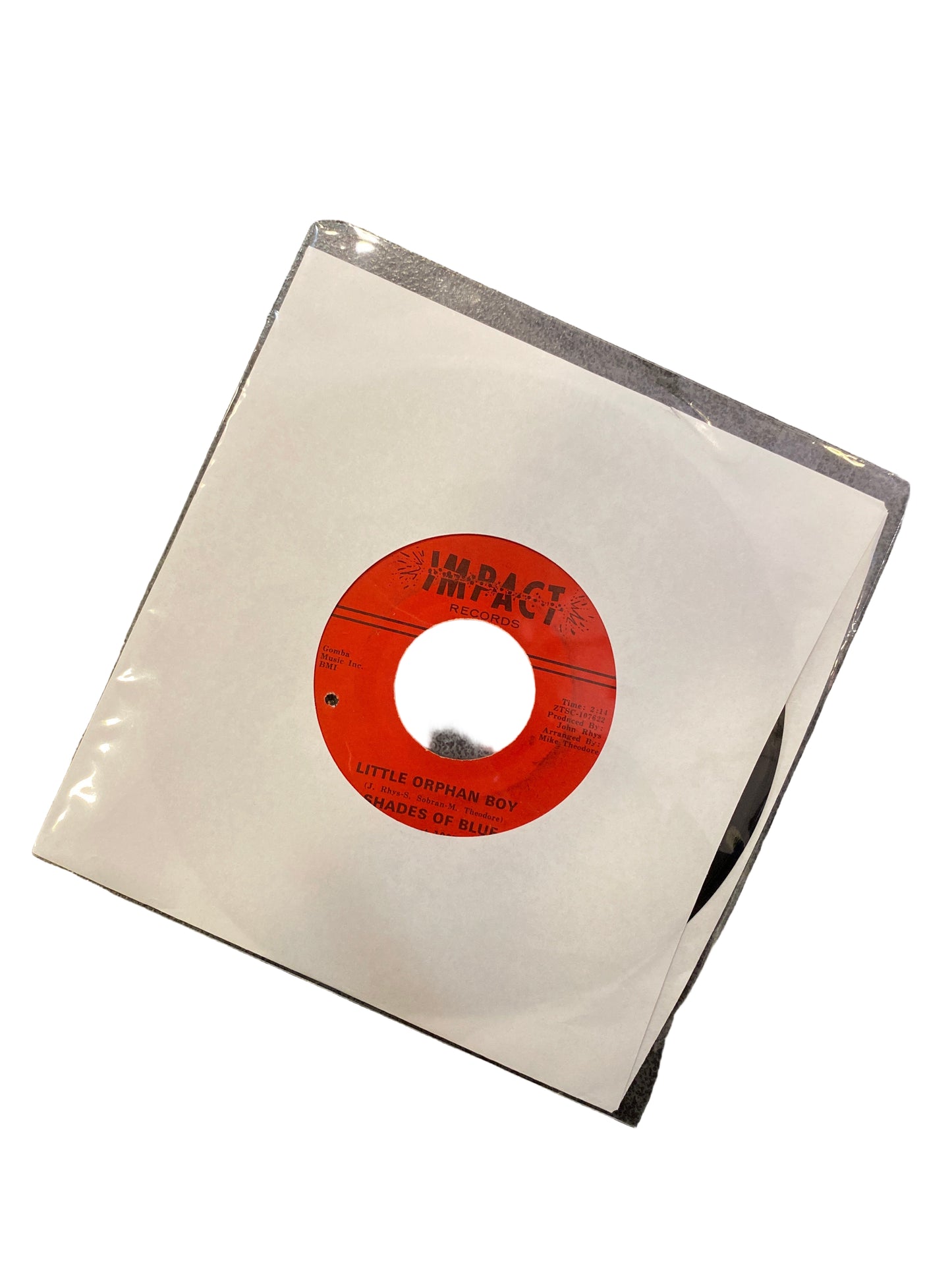 VINILO 7” SHADES OF BLUE SINGLE “LITTLE ORPHAN BOY”