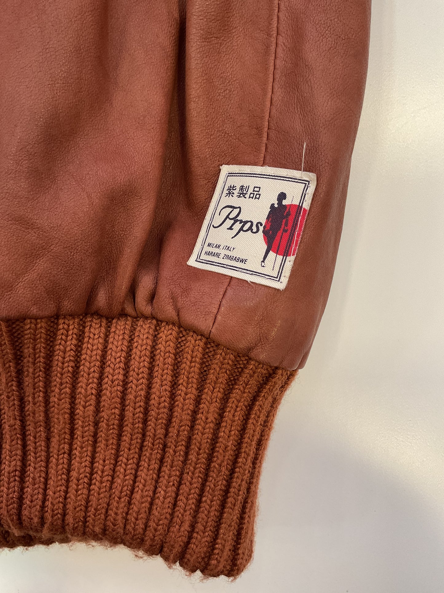 CHAQUETA CUERO PRPS ITALY