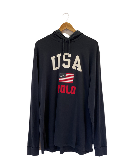 POLERA POLO RALPH LAUREN M/L CON CAPUCHA