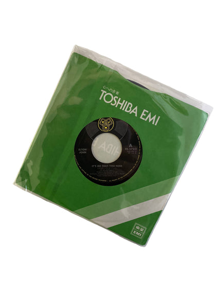 VINILO 7” ELTON JHON SINGLE “IT’S ME THAT YOU NEED”