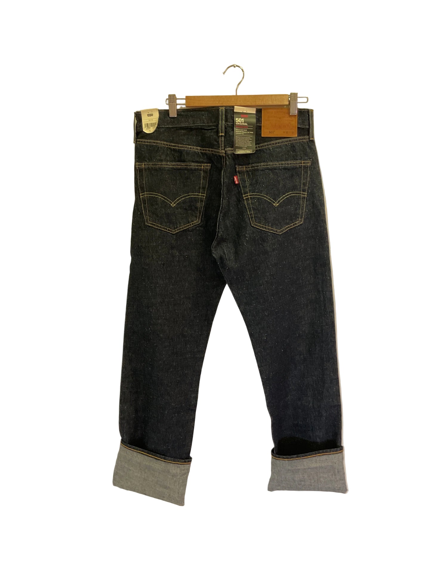 Jeans LEVIS 501 selvedge algodón premium cáñamo