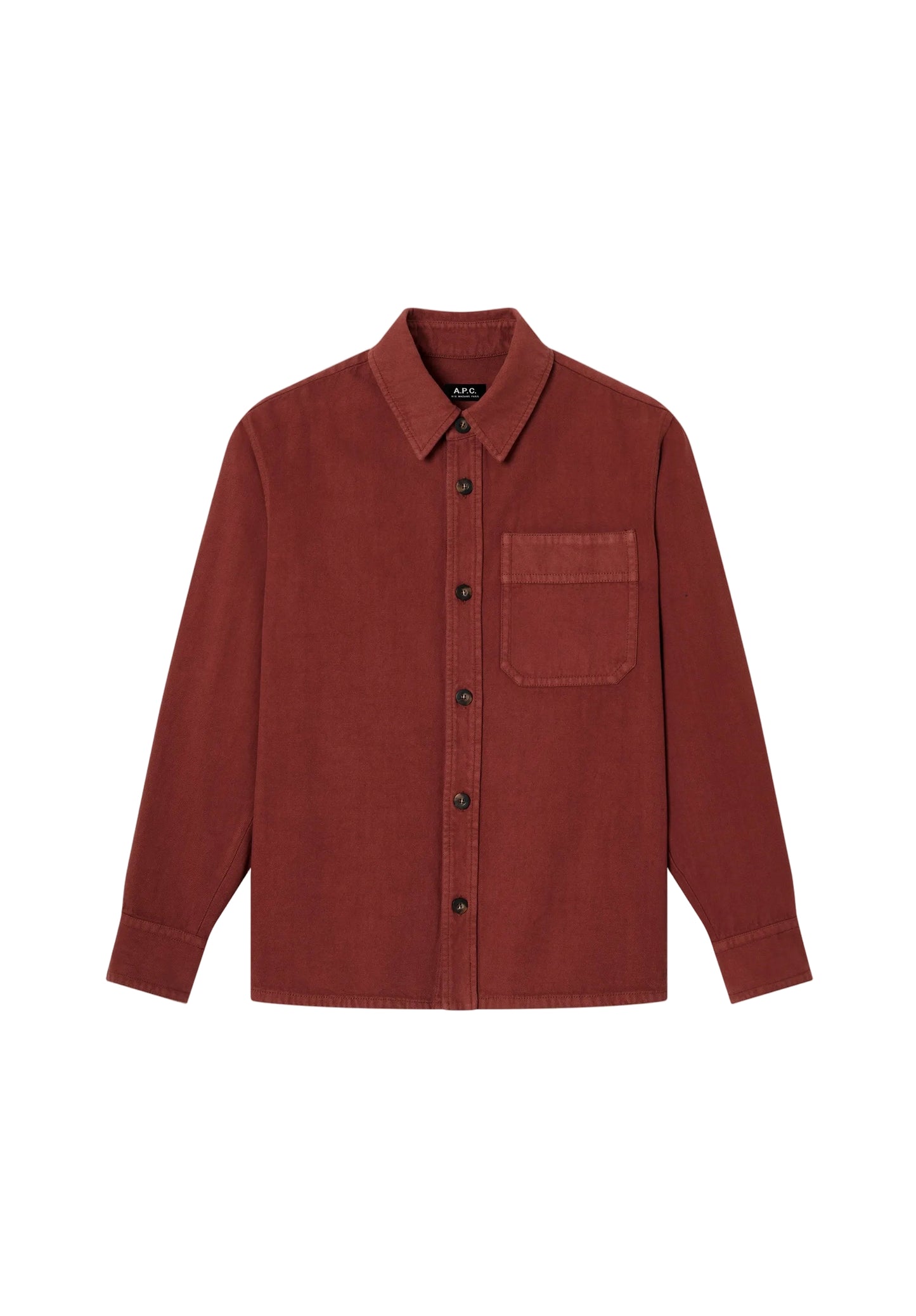 Sobre Camisa Surchemise Ample Bordeaux