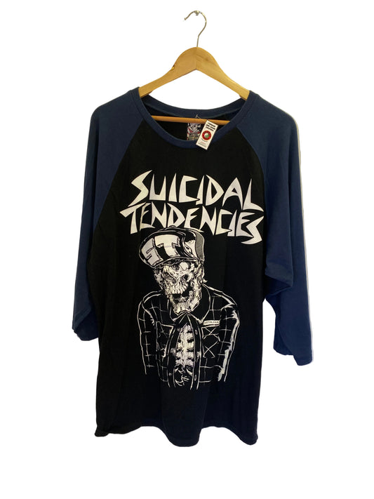Polera Manga 3/4 Metal Mulisha x Suicidal Tendencies