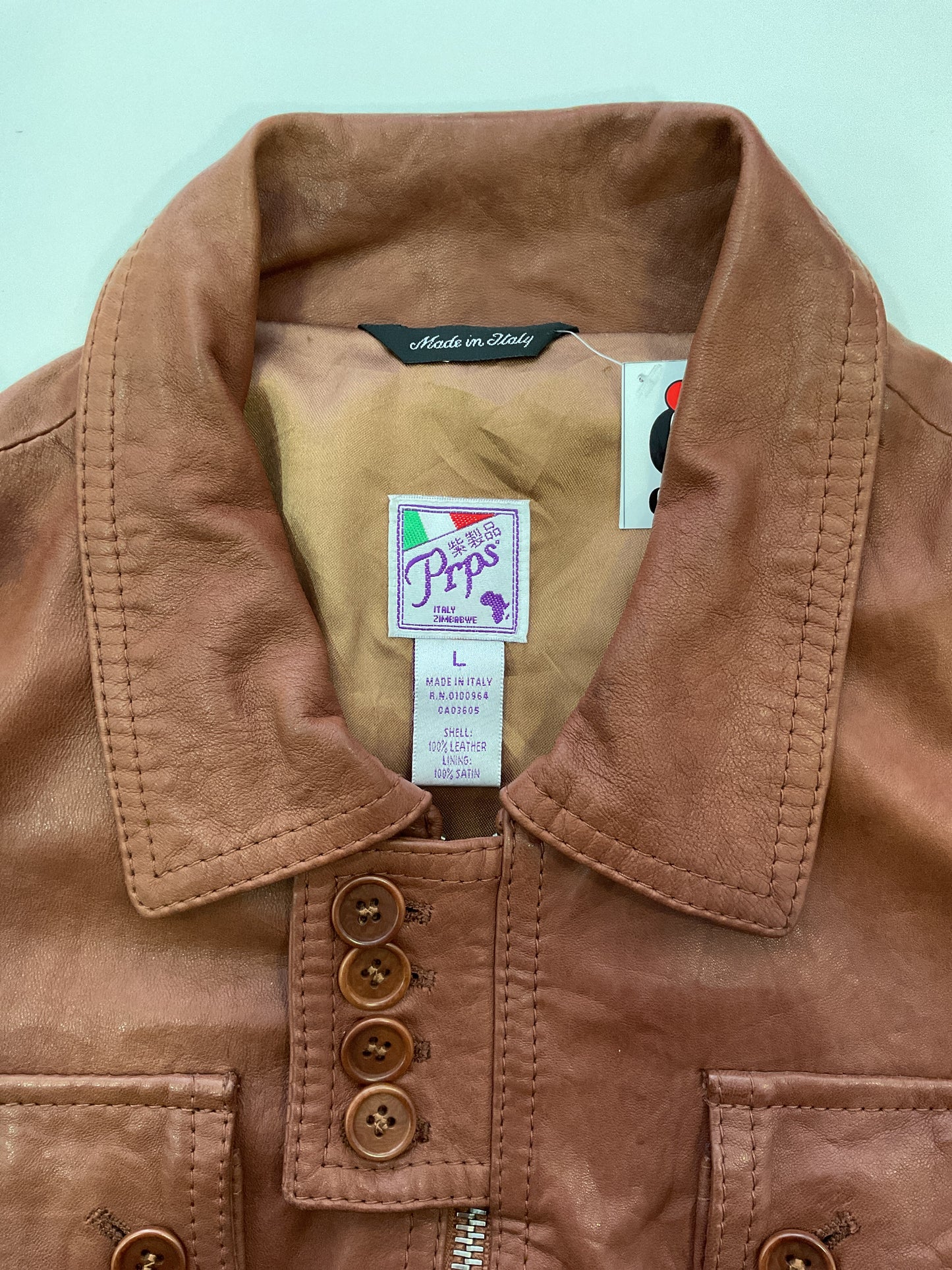 CHAQUETA CUERO PRPS ITALY