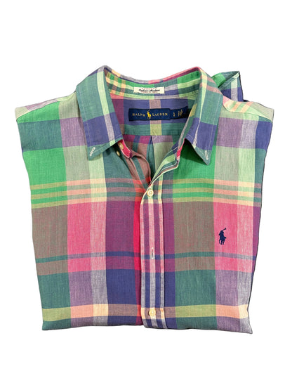 Camisa Polo Madras