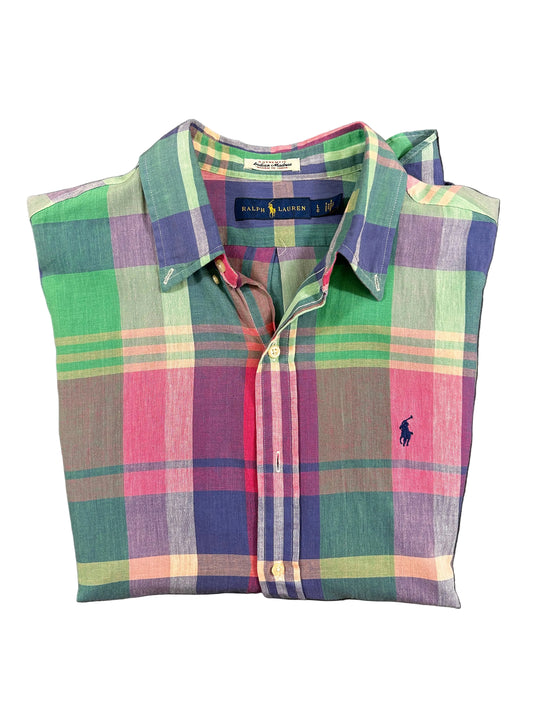 Camisa Polo Madras