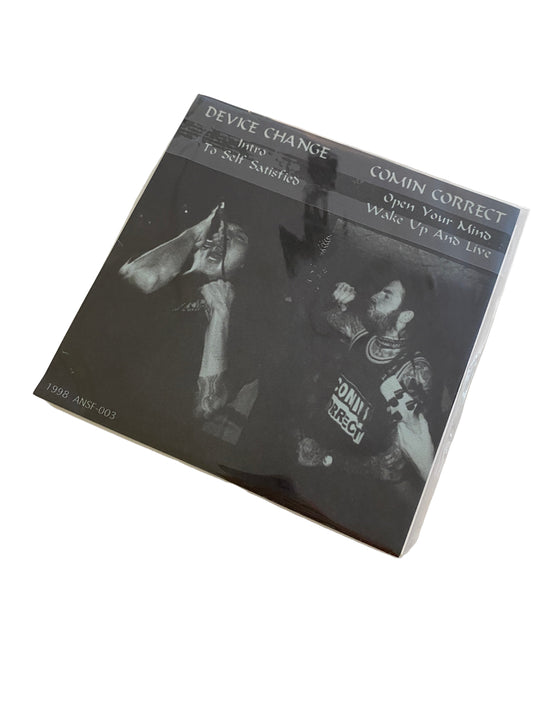 VINILO 7” BANDA HARDCORE PUNK “COMIN' CORRECT” EP DEVICE CHANGE