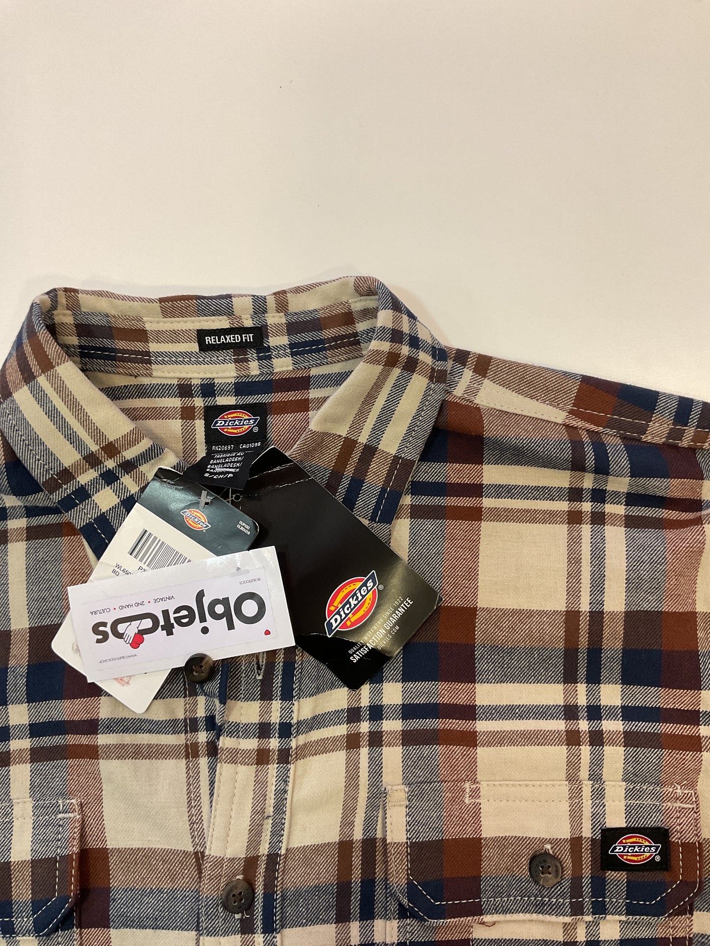 CAMISA DICKIES RELAXED FIT NUEVA CON ETIQUETA