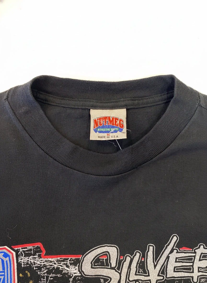 POLERA VINTAGE NUTMEG SUPER BOWL XXV TAMPA BAY ANNIVERSARY SINGLE STITCH
