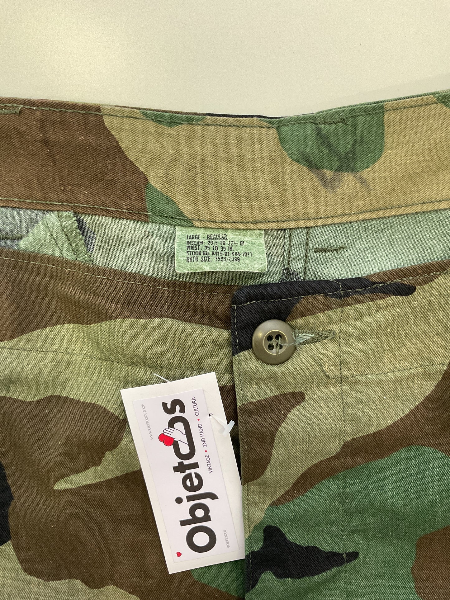 PANTALÓN CARGO GLENN BERRY MFRS MILITAR CON AJUSTADOR DE CINTURA