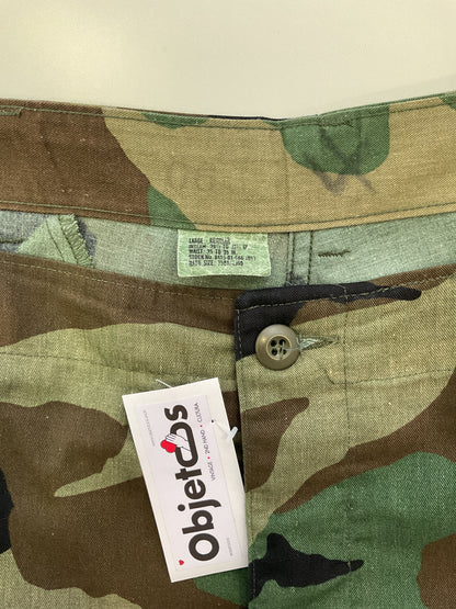 PANTALÓN CARGO GLENN BERRY MFRS MILITAR CON AJUSTADOR DE CINTURA