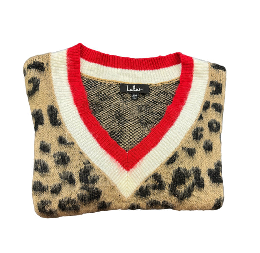 Sweater V animal print