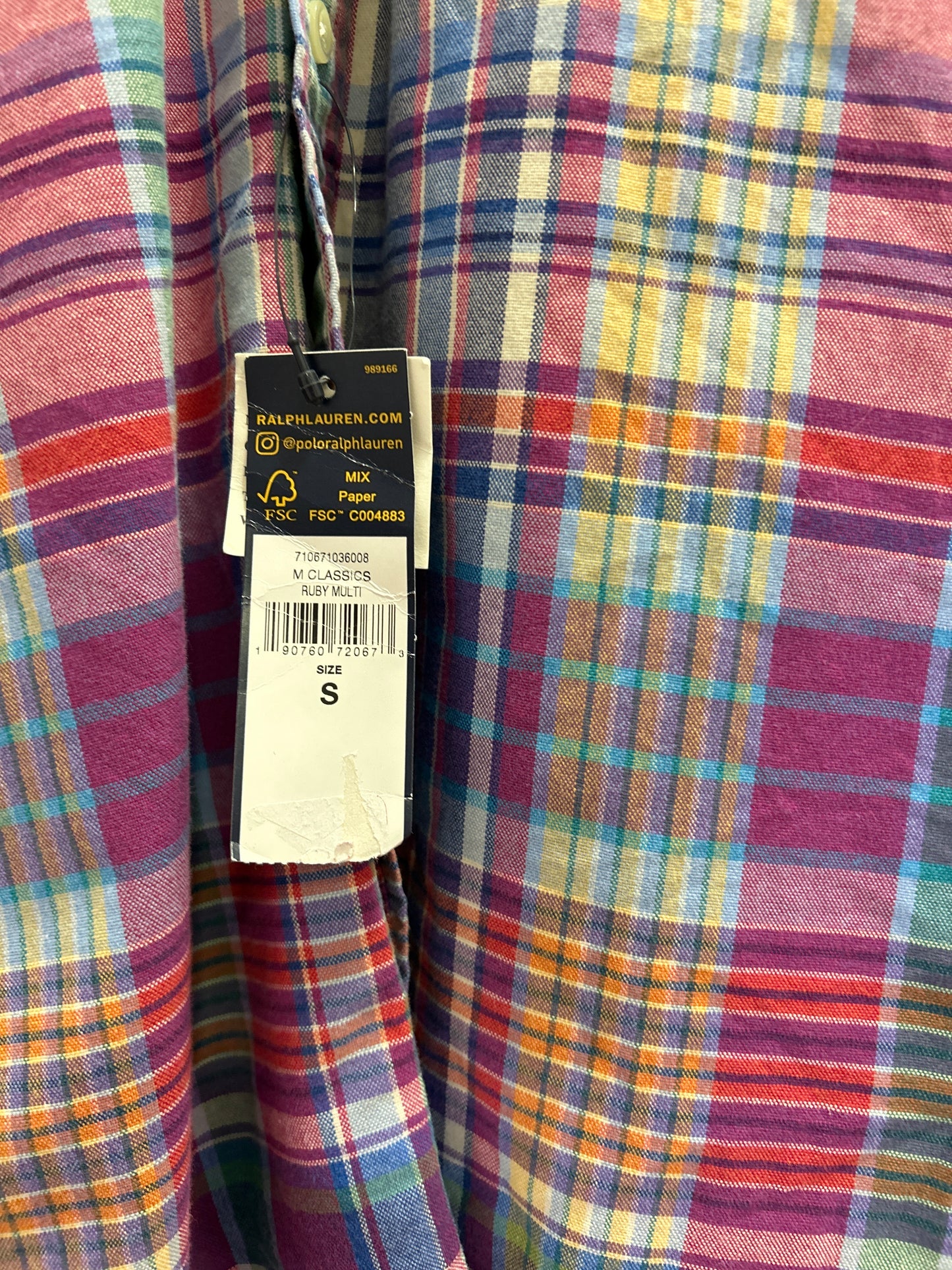 Camisa Polo Ralph Lauren Plaid