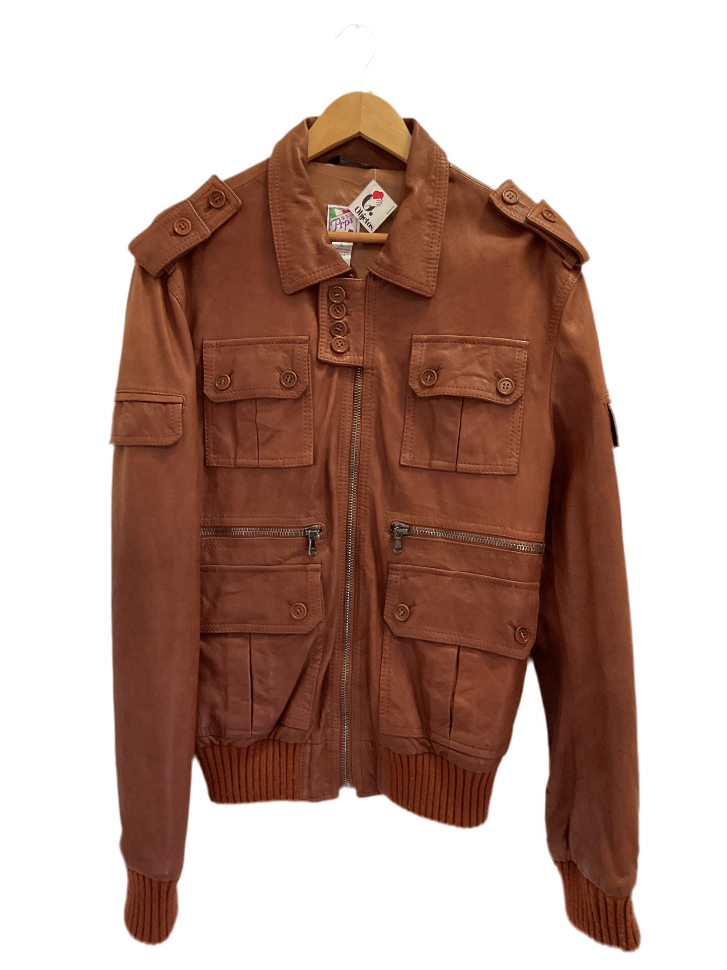 CHAQUETA CUERO PRPS ITALY