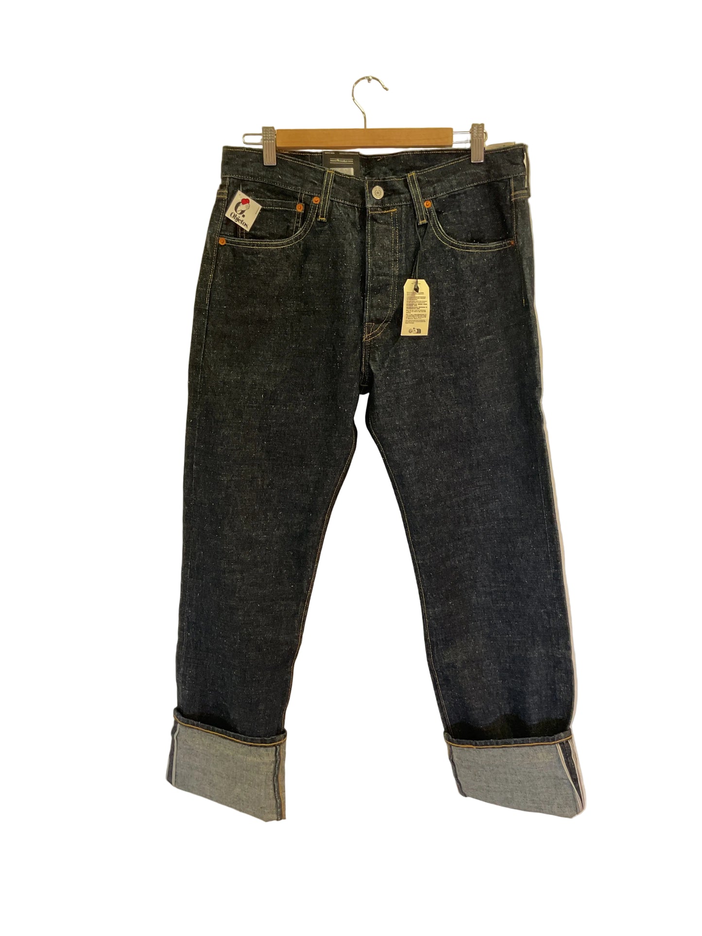 Jeans LEVIS 501 selvedge algodón premium cáñamo