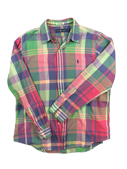 Camisa Polo Madras