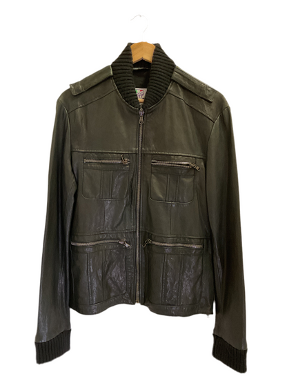 CHAQUETA DE CUERO PRPS ITALY