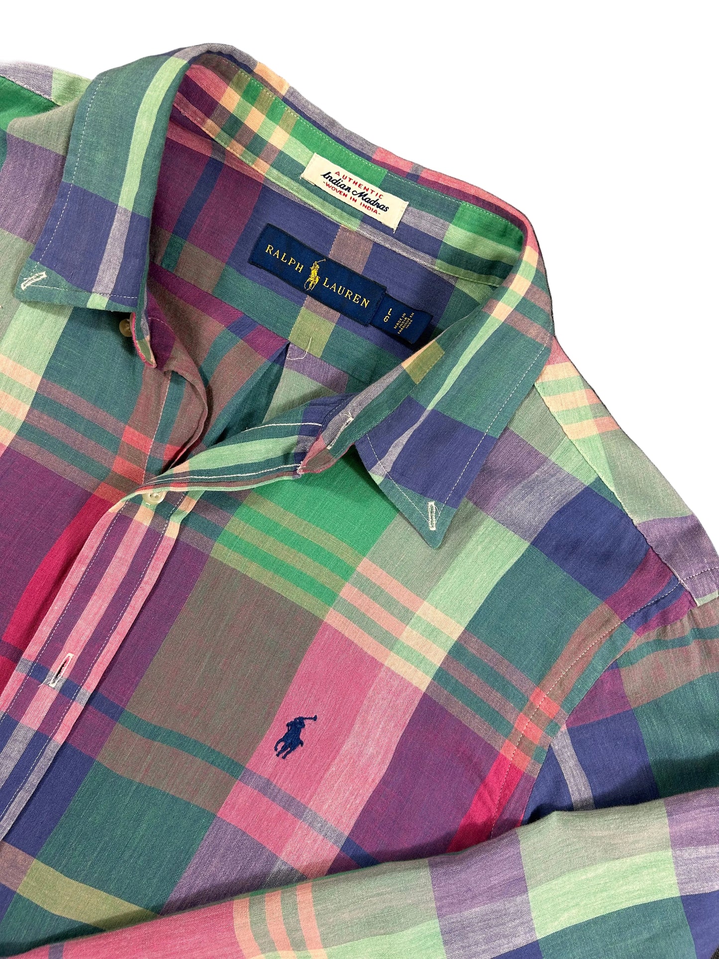 Camisa Polo Madras