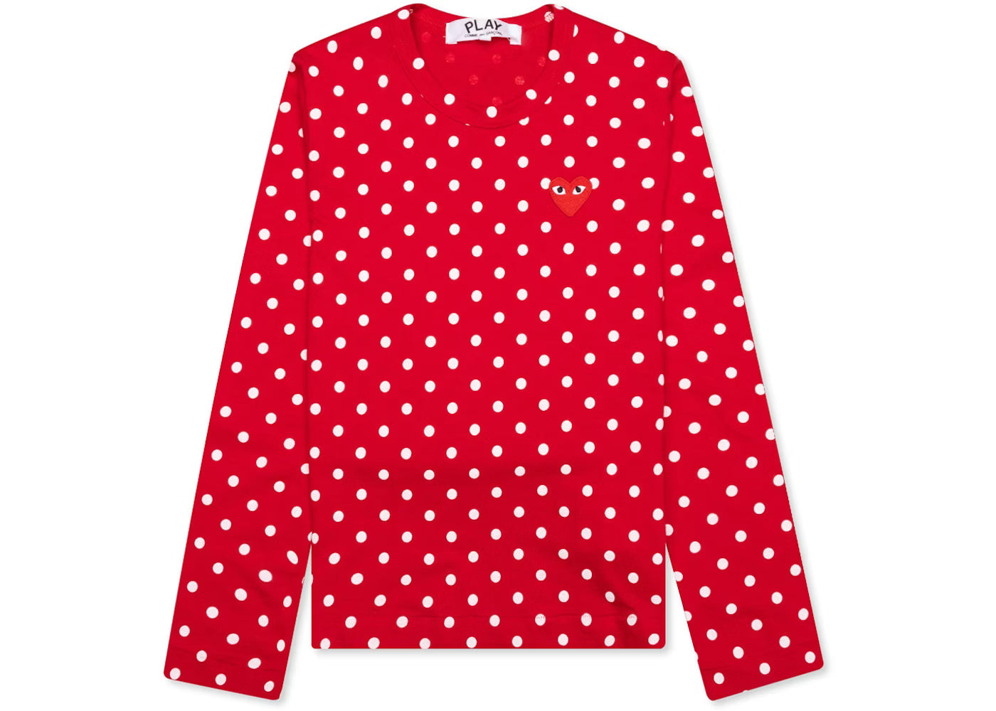 Polera Comme Des Garçons Polka Dot