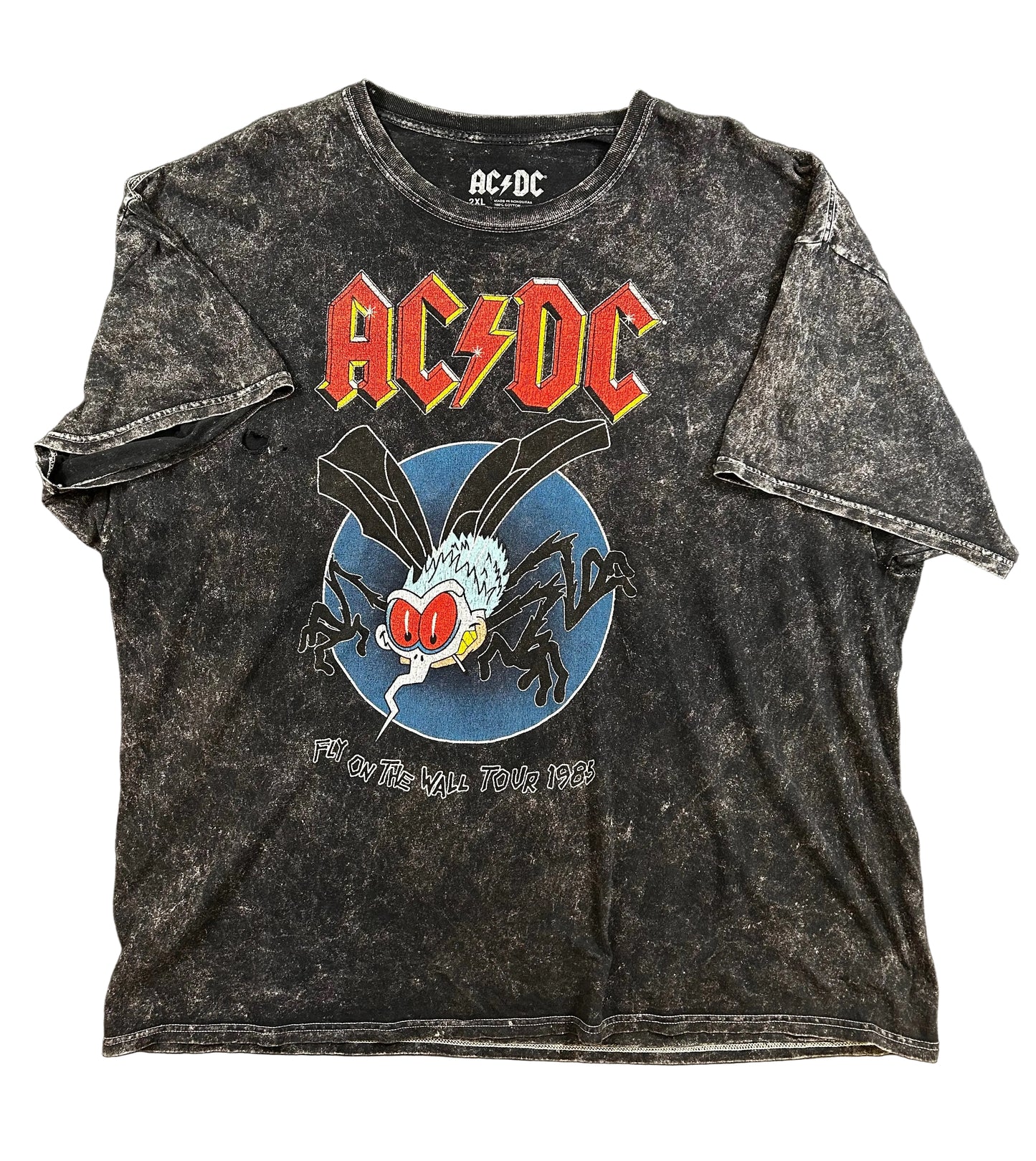 Polera ACDC Fly on the Wall tour 1985