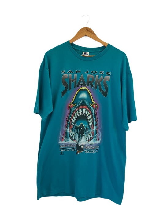 POLERA STARTER SHARKS SAN JOSE