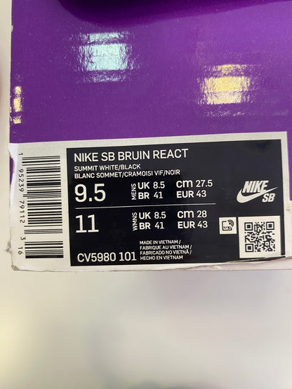 ZAPATILLAS NIKE SB BRUIN REACT NUEVAS CON SU CAJA